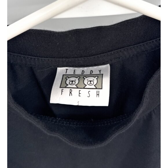 Teddy Fresh Shirt Sz S Bear Embroidered Grunge Streetwear - Picture 3 of 6
